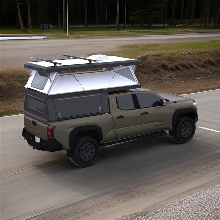 Hot Jualan Mini 15 Mewah RVS Pick-Up Camper Offroad Camping Flat Top